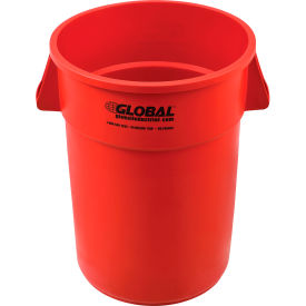 Global Industrial™ Plastic Trash Can - 44 Gallon Red