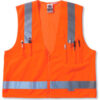 Ergodyne® GloWear® 8250Z Class 2 Surveyors Vest Orange 2XL/3XL