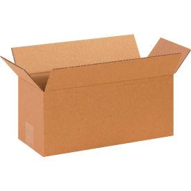Global Industrial Long Cardboard Corrugated Boxes 14""L x 6""W x 6""H Kraft