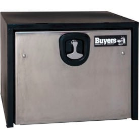 Buyers Steel Underbody Truck Box w/ SS Door - Black 24x24x48 - 1704710