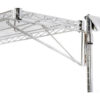 Nexel® Chrome Wall Mount Wire Shelf - Additional Level 42""W x 18""D