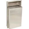 Bobrick® ClassicSeries™ Stainless Steel Recessed Trash Can 12 Gallon