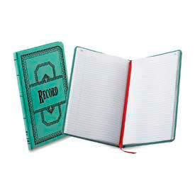 Boorum & Pease® Account Book Record Ruled 12-1/8"" x 7-1/2"" Blue Cover 300 Sheets/Pad