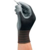 HyFlex® Lite Polyurehtane Coated Gloves Ansell 11-600 Size 7 Black/Gray 1 Pair