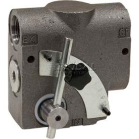 Buyers Side Ported Adjustable Flow Control Valve HFDL075SAE #12 SAE Ports 0-30 GPM