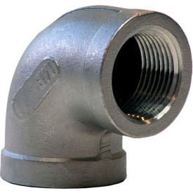 3/4 In. 304 Stainless Steel 90 Degree Elbow - FNPT - Class 150 - 300 PSI - Import