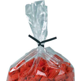 Global Industrial™ Plastic Twist Ties 8""L x 5/32""W Black 2000/Pack