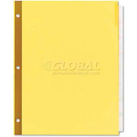 Universal One Extended Insert Indexes Eight Clear Tabs Letter Buff 6 Sets/Box