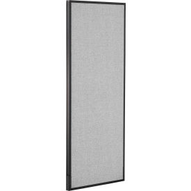 Interion® Office Partition Panel 24-1/4""W x 60""H Gray