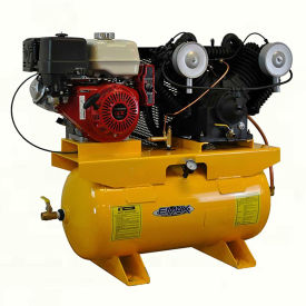 EMAX EGES1330V4 13HP Stationary Gas Compressor 30 Gallon 175 PSI 31CFM Honda Electric/Recoil