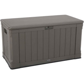 Lifetime 60089 Outdoor Deck Storage Box 116 Gallon Brown