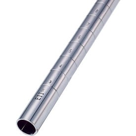 Nexel® Chrome Post 86""H Leveler Installed - 2 Pack