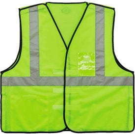 Ergodyne® GloWear® 8216BA Breakaway Mesh Vest w/ ID Holder Class 2 2XL/3XL Lime