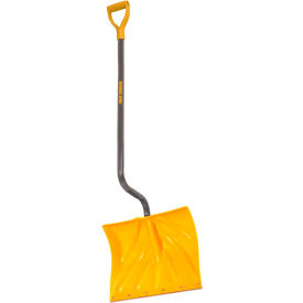 TrueTemper® 1603072 18"" Ergonomic Poly Blade Combo Snow Shovel W/ Steel D-Grip Handle