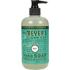 Mrs. Meyer's® Clean Day Liquid Hand Soap Pump Bottle Basil 12.5 oz. Pump 6/Case- 651344