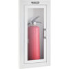 Global Industrial Fire Extinguisher Cabinet Semi-Recessed Fits 2-6.5 Lbs.