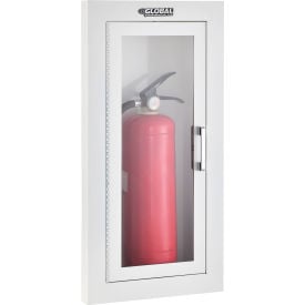 Global Industrial™ Fire Extinguisher Cabinet Semi-Recessed Fits 2-6.5 Lbs.