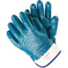 MCR Safety Predator Premium Nitrile-Coated Gloves Blue/White Large 12 Pairs
