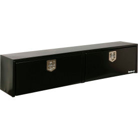 Buyers Stainless Steel Topside Truck Box w/ T-Handle - Black 16x13x72 - 1702940