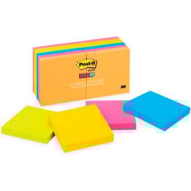 Post-it® Super Sticky Ultra Notes 3 x 3 Assorted Colors 12 Pads/Pack