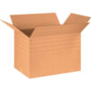 Global Industrial™ Heavy Duty Multi Depth Cardboard Corrugated Boxes 30""L x 20""W x 20""H Kraft