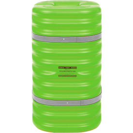 Eagle Column Protector 9"" Column Opening 42"" High Lime with Reflective Straps 1709LM