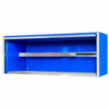 Extreme Tools EXQ Pro Extreme Power Workstation Hutch 72""W x 30""D x H""26-3/8 Blue w/Chrome Handle