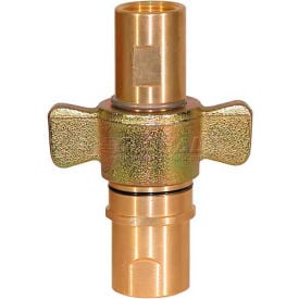 Buyers Wing Type Quick Detach Hydraulic Coupler QDWC201 1-1/4"" NPT Coupler 75 Flow GPM