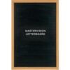 MasterVision Letter Board 24"" X 36"" Beech Wood Frame