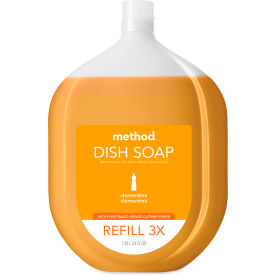 Method® Dish Soap Refill Tub Clementine Scent 54 oz Tub 4/Carton