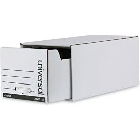 Universal® Economy Storage Drawer Files Letter Files White 6/case
