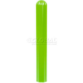 Eagle Ribbed Bollard Post Sleeve 6"" Lime Green