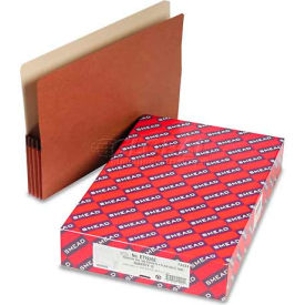 Smead® 3-1/2"" Accordion Expansion File Pockets 1/3 Tab Lgl Manila/Redrope 10/Box