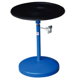 Manual 18"" Diameter Pedestal Turntable TT-18-PED 21"" to 32""H 300 Lb. Cap.
