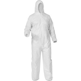 KleenGuard A35 Liquid & Particle Protection Coverall L White 25/Case