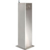 Global Industrial™ Outdoor Pedestal Drinking Fountain Stainless Steel