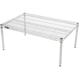 Nexel® Chrome Wire Dunnage Rack - 30""W x 24""D x 14""H