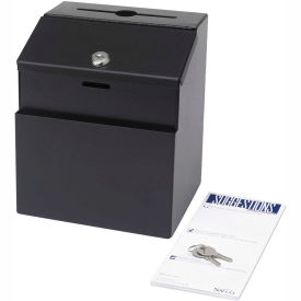 Safco® Products Steel Suggestion Box Black