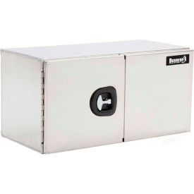 Buyers Products Aluminum Underbody Tuck Box w/ Double Barn Door 24x24x30"" Silver 1705333