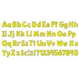Trend® 4"" Playful Combo Ready Letters Yellow 1 Set
