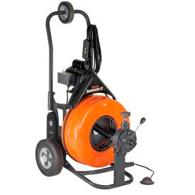 General Wire PS-92-E Speedrooter 92 Drain/Sewer Cleaning Machine W/ 100' x 5/8"" Cable & Cutter Set