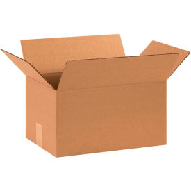 Global Industrial Cardboard Corrugated Boxes 15""L x 9""W x 8""H Kraft