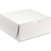 Bakery Boxes 9"" x 9"" x 4"" White - 200 Pack