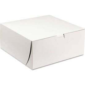 Bakery Boxes 9"" x 9"" x 4"" White - 200 Pack