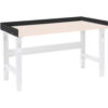 Global Industrial™ Back and End Stops For Workbench Top - 96""W x 30""D x 3""H - Black