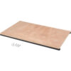 Global Industrial™ Additional Shelf Kit for Wood Shelf Truck 48""L x 24""W Blue