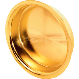 Prime-Line N 7137 2-1/8-Inch Round Closet Door Pull with Flush Solid Brass(Pack of 2)