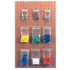 Global Industrial™ Clear Line Single Track Seal Top Bag W/Hang Hole 2""W x 3""L 2 Mil 1000/pk