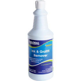 Global Industrial™ Ink & Graffiti Remover 1 Quart Bottle 6/Case