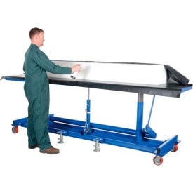 Extra-Long Deck Mobile Work Positioning Lift Table Cart LDLT-3072